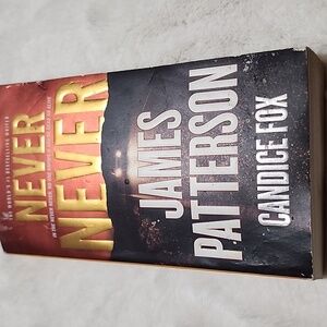 JAMES PATTERSON  NEVER NEVER , SOFT BACK BOOK.
